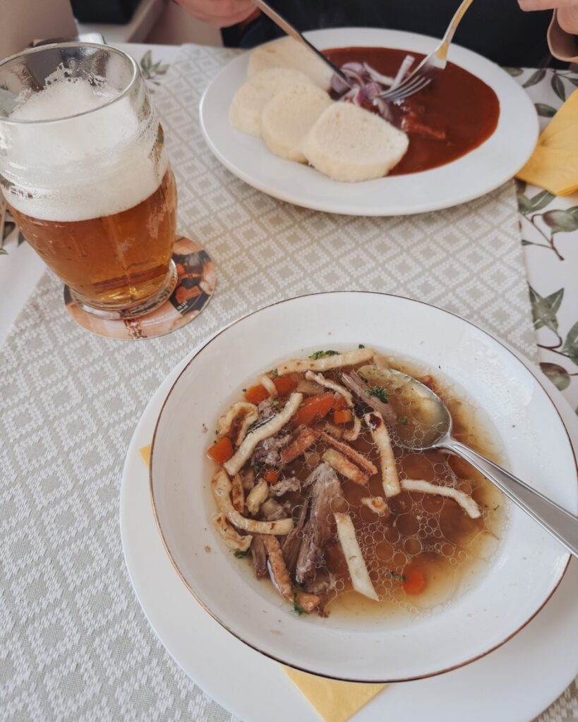 Oběd v Restauraci Nová Kožovka
