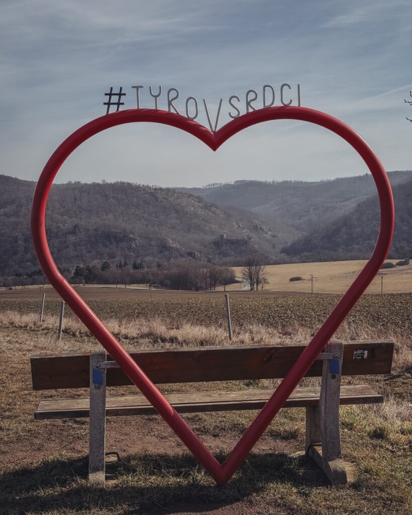 Fotorám Týřov v srdci