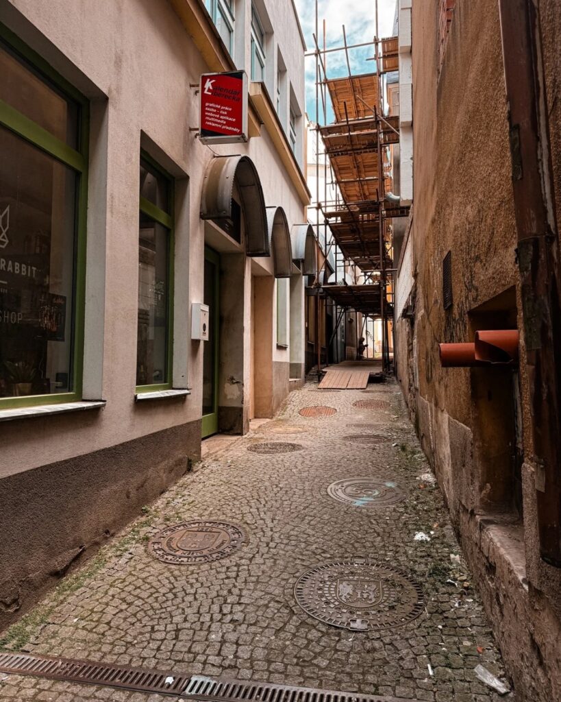 Kanálová ulička Liberec