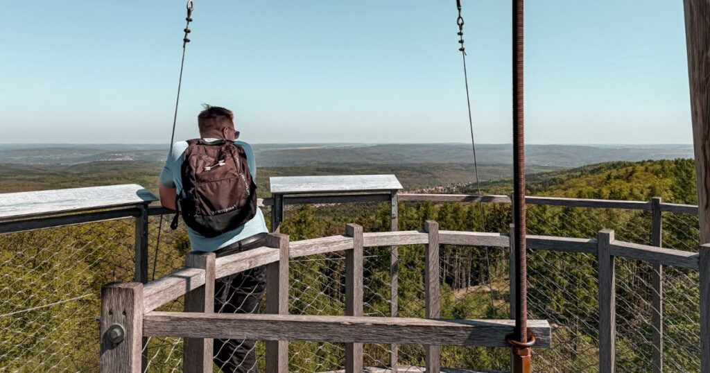 Výhledy z rozhledny Máminka