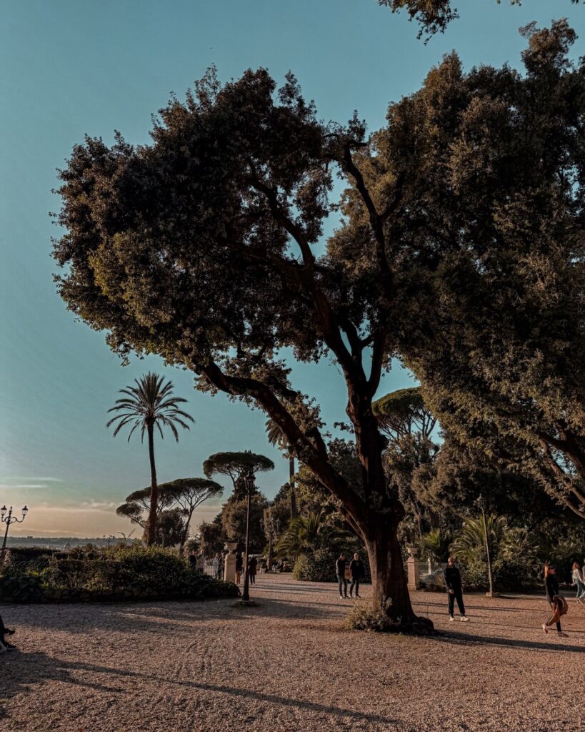 Park Borghese a terasa Pincio