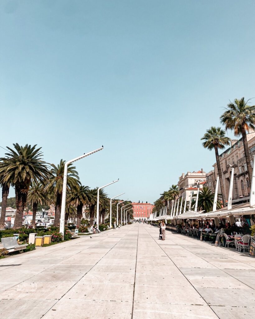 Promenáda ve Splitu