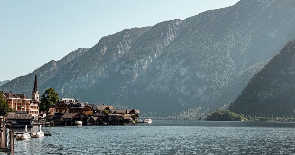 Hallstatt vyhlídka z druhé strany