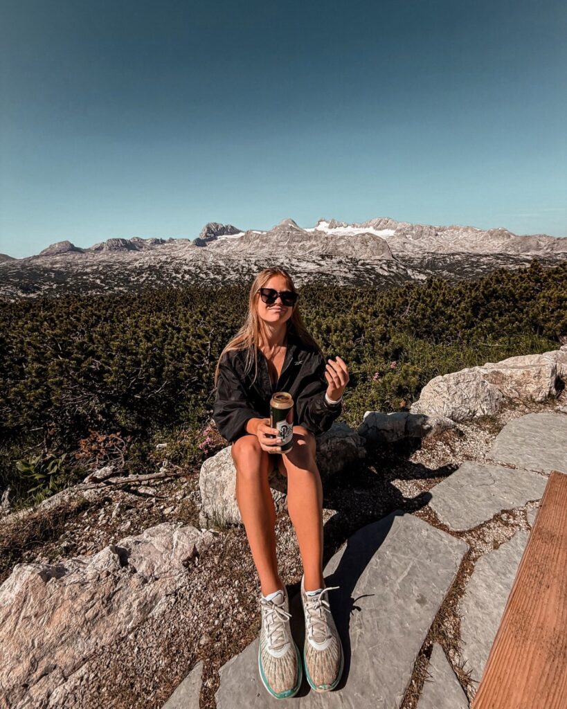 Vyhlídkové místo na Dachstein