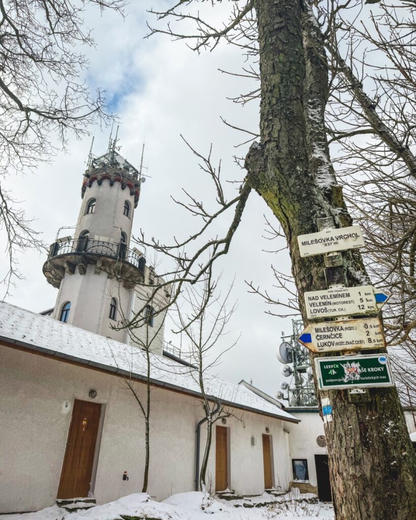 Vrchol Milešovky