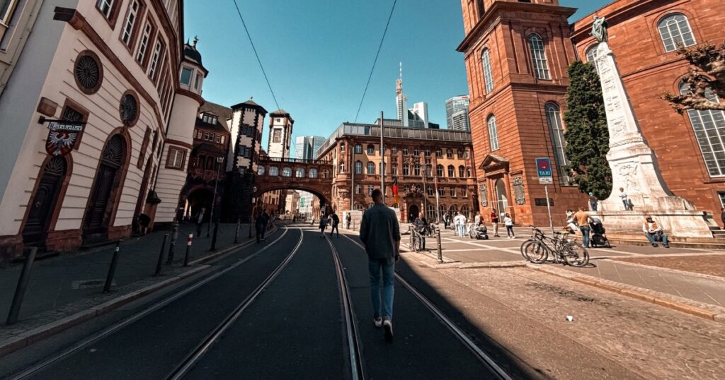 Toulky centrem Frankfurtu