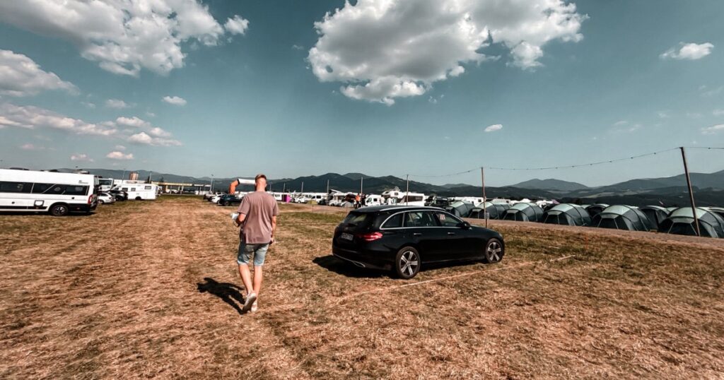 Easy Camping příjezd