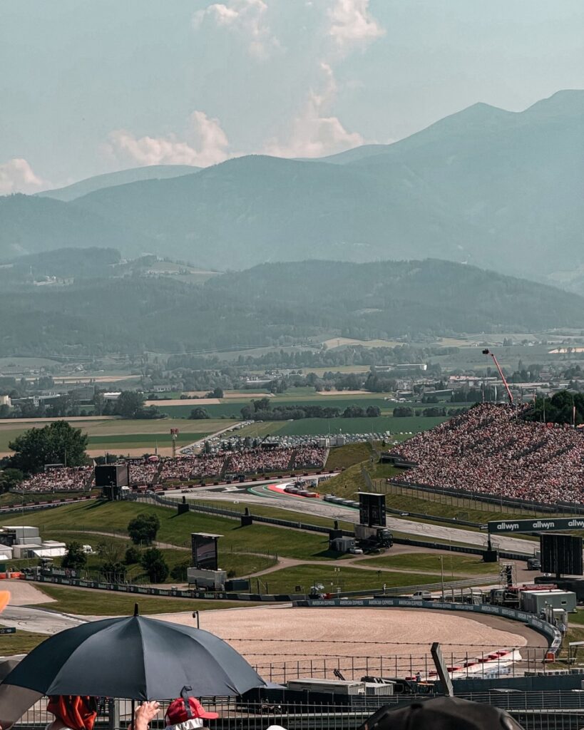 Pohled na Red Bull Ring
